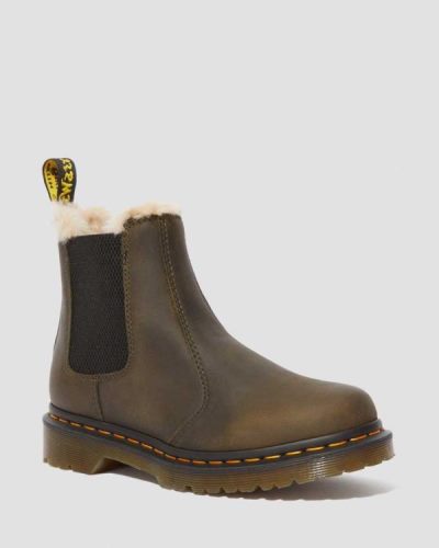 Botas Chelsea Dr Martens 2976 Faux Fur Lined Para Mujer DR6446S